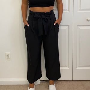 straight leg trousers